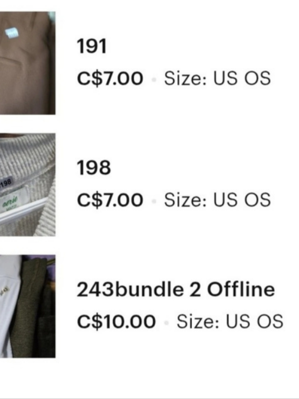 Aerie Brown & Gray Sweater Bundle